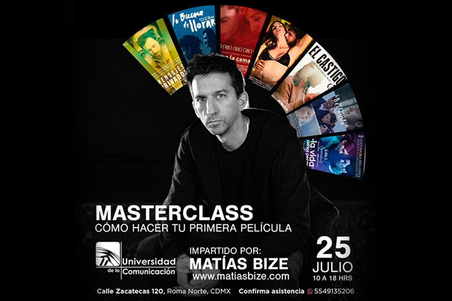 TE INVITAMOS A LA MASTER CLASS: CÓMO HACER TU PRIMERA PELÍCULA
