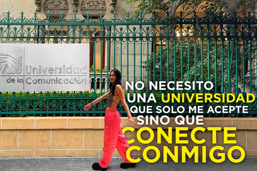 NO NECESITO UNA UNIVERSIDAD QUE SOLO ME ACEPTE SINO QUE CONECTE CONMIGO